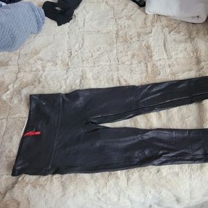 Spanx faux leather leggings
